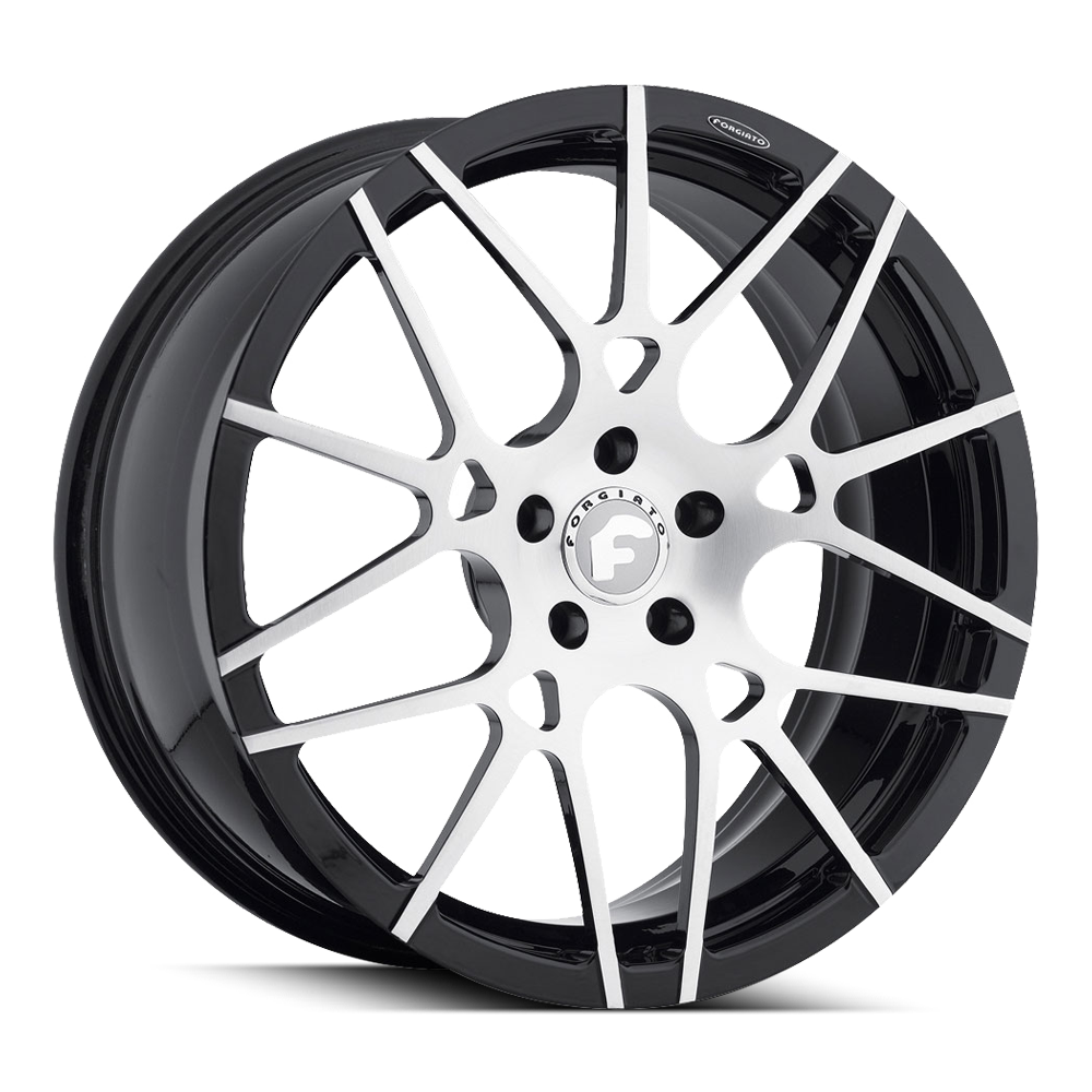 Forgiato Maglia - Matte Black with Chrome Accents